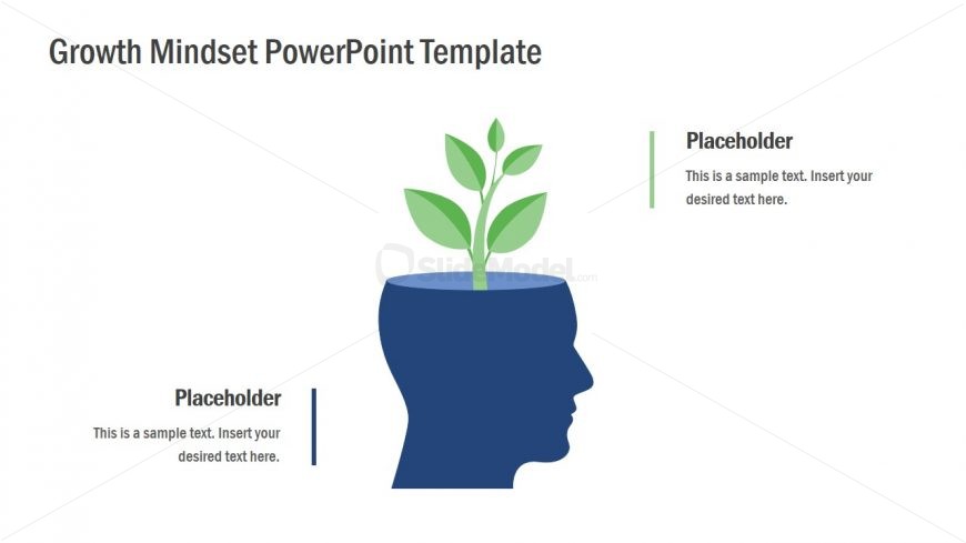 Silhouette of Plant Growth
