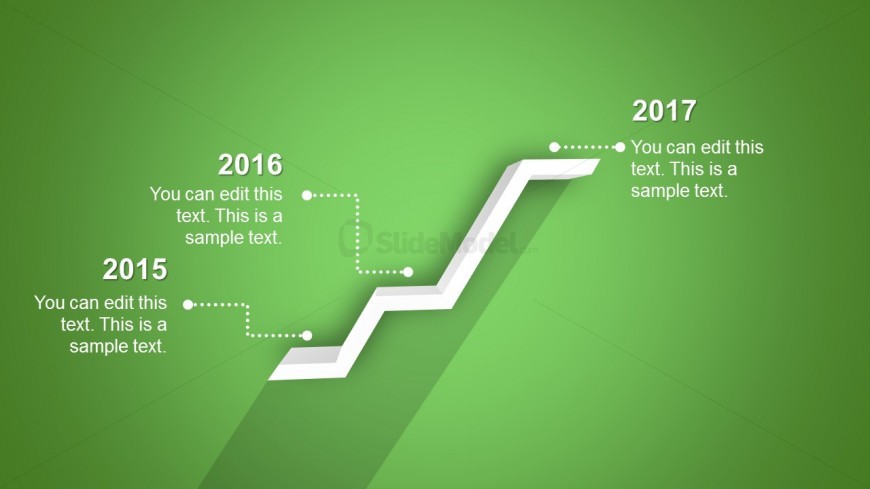 Green Timeline Template for PowerPoint