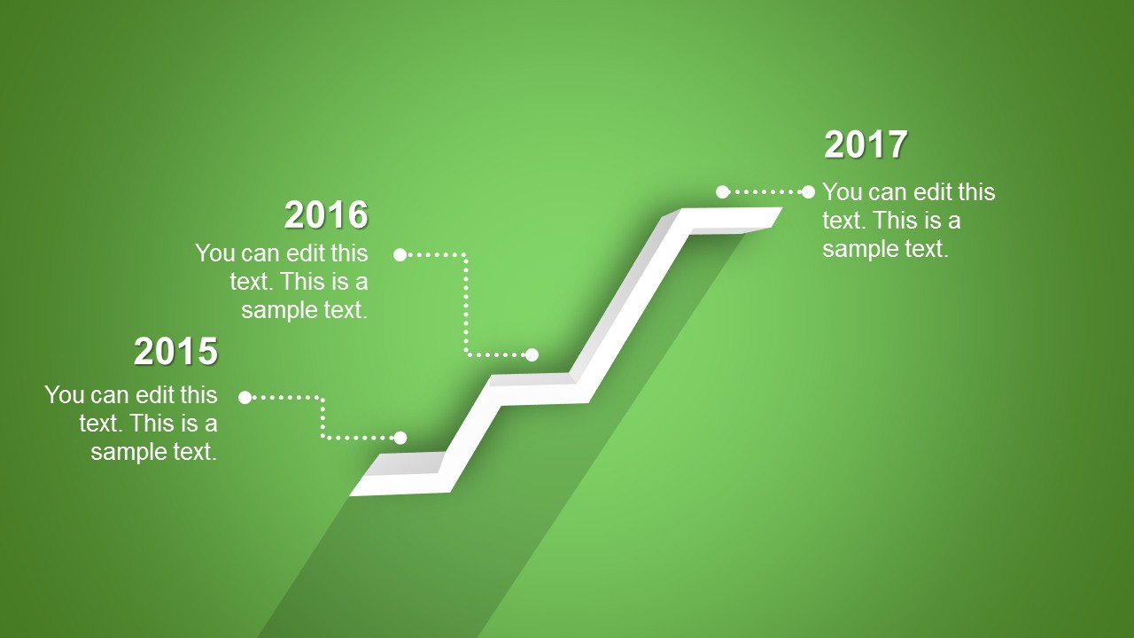 Green Timeline Template for PowerPoint