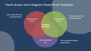 PowerPoint Venn Diagram Hand Drawn