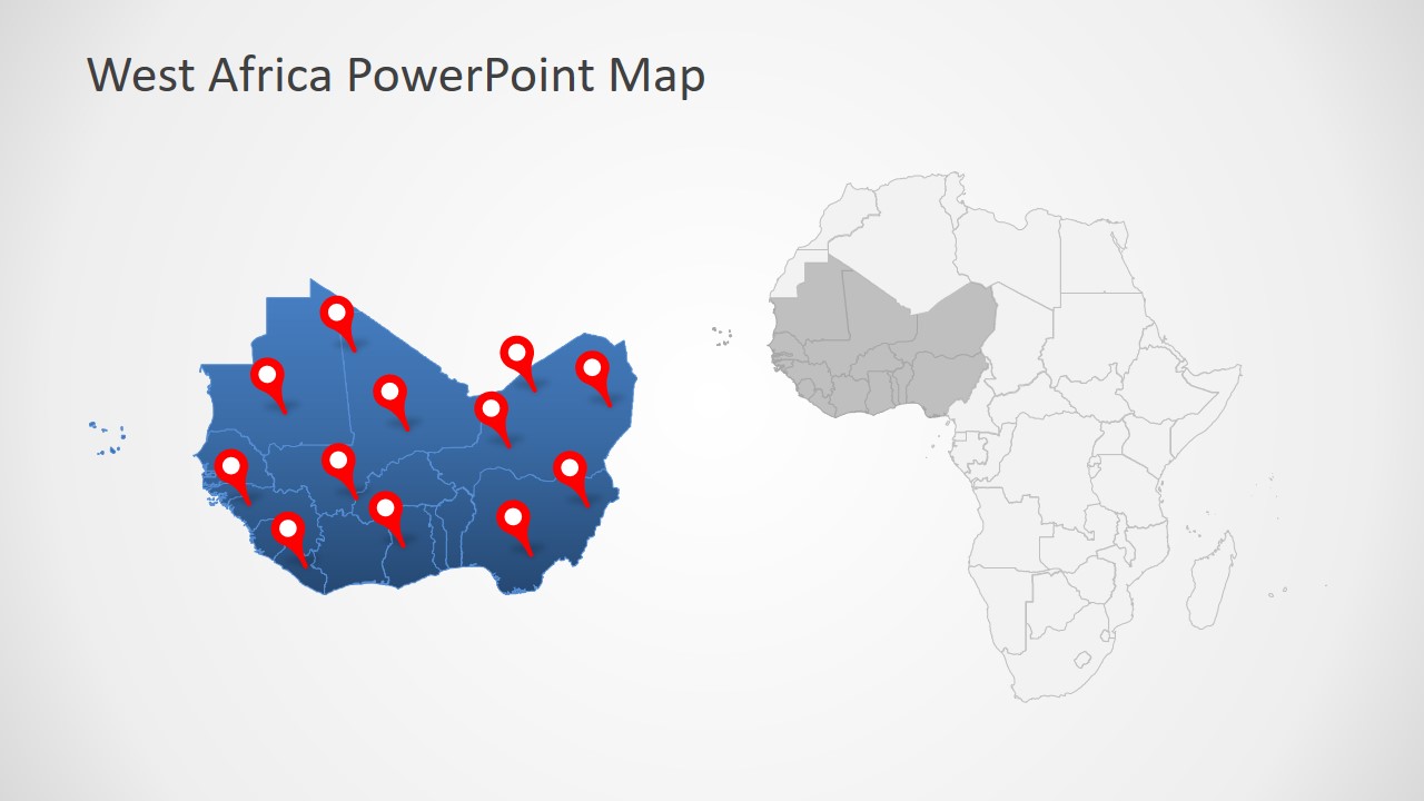 Africa and West Africa Map