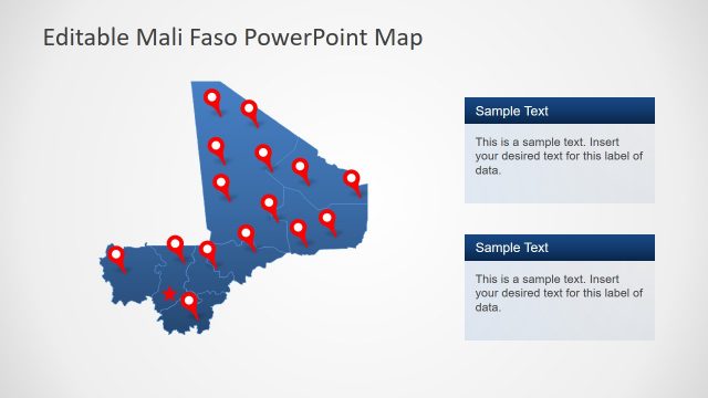 PPT Map of Mali and Geo Location