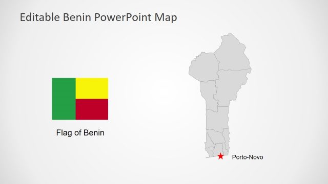 Flag and Map of Benin PPT