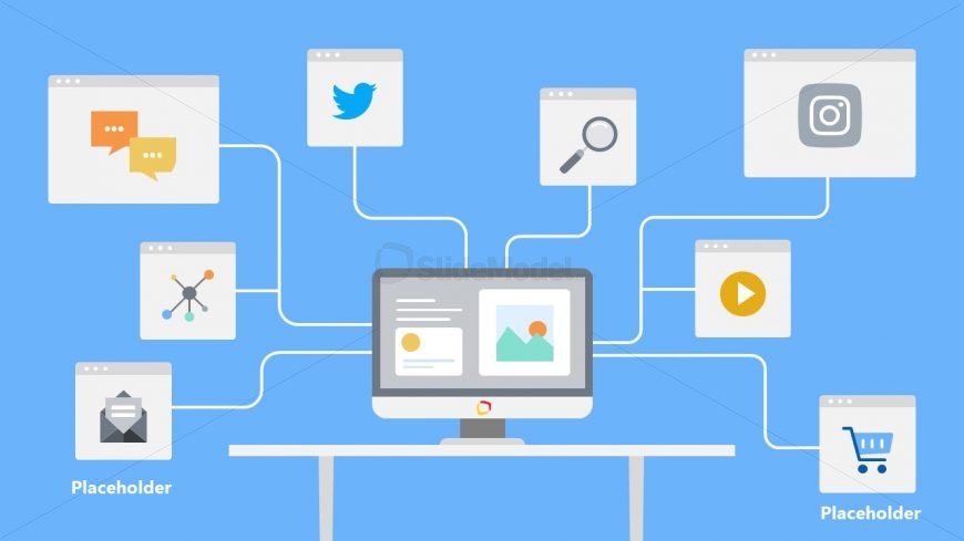 Presentation of Computer Illustration Infographics