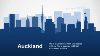 PowerPoint Auckland CBD Illustration Template