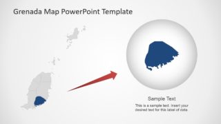 City and Country Map for Grenada