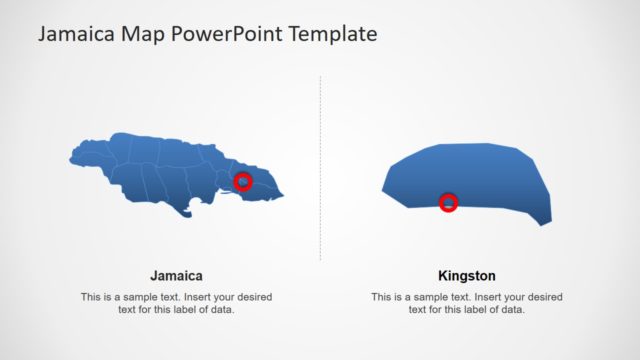 Jamaica City Map PowerPoint
