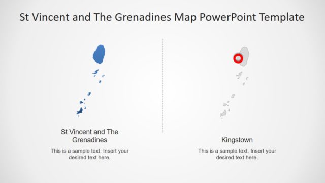 Grenadine PowerPoint Maps Silhouette