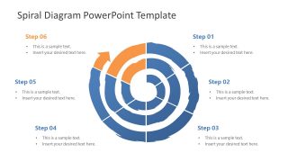 Slide Template of Business Spiral 