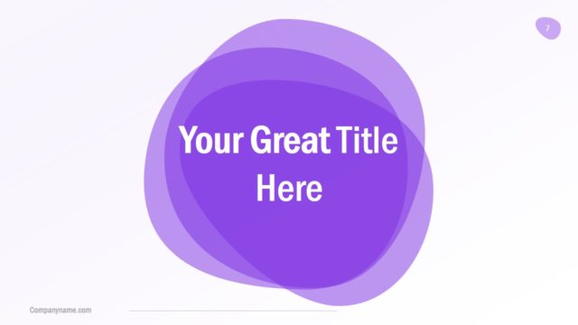 Flat Semi-Transparent Stamps Template