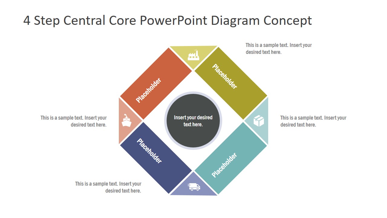 Infographic 4 Steps Process Cycle