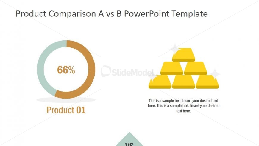 Financial COmparison Chart Slide