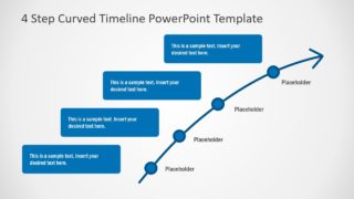 Timeline Layout 4 Milestones