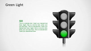 Traffic Lights for PowerPoint Go Green Light