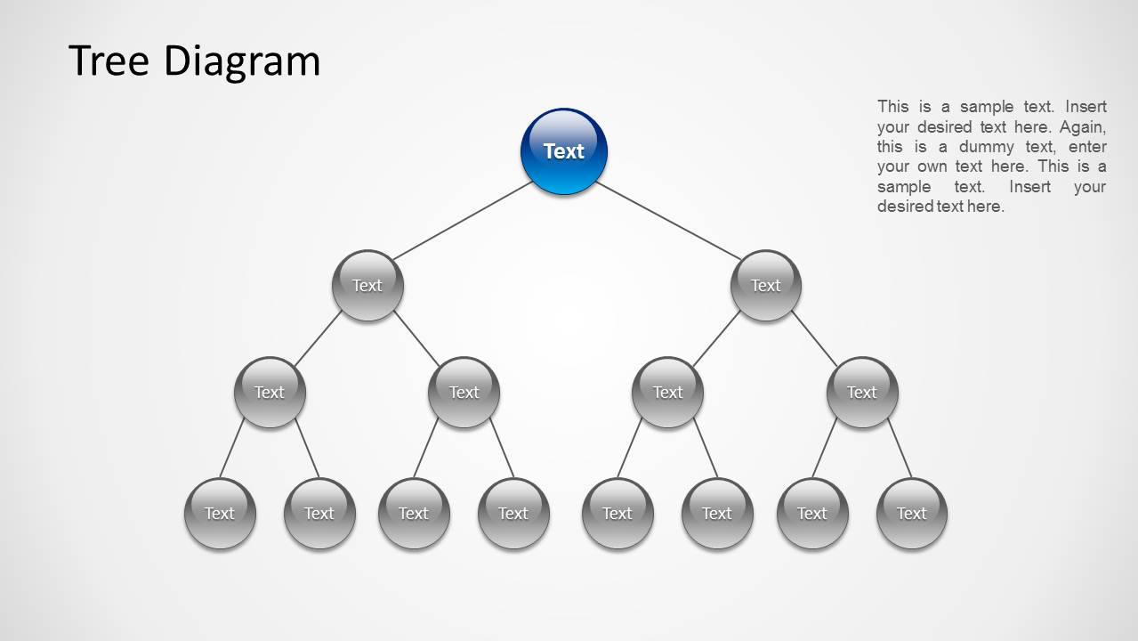 Tree Diagram for PowerPoint SlideModel