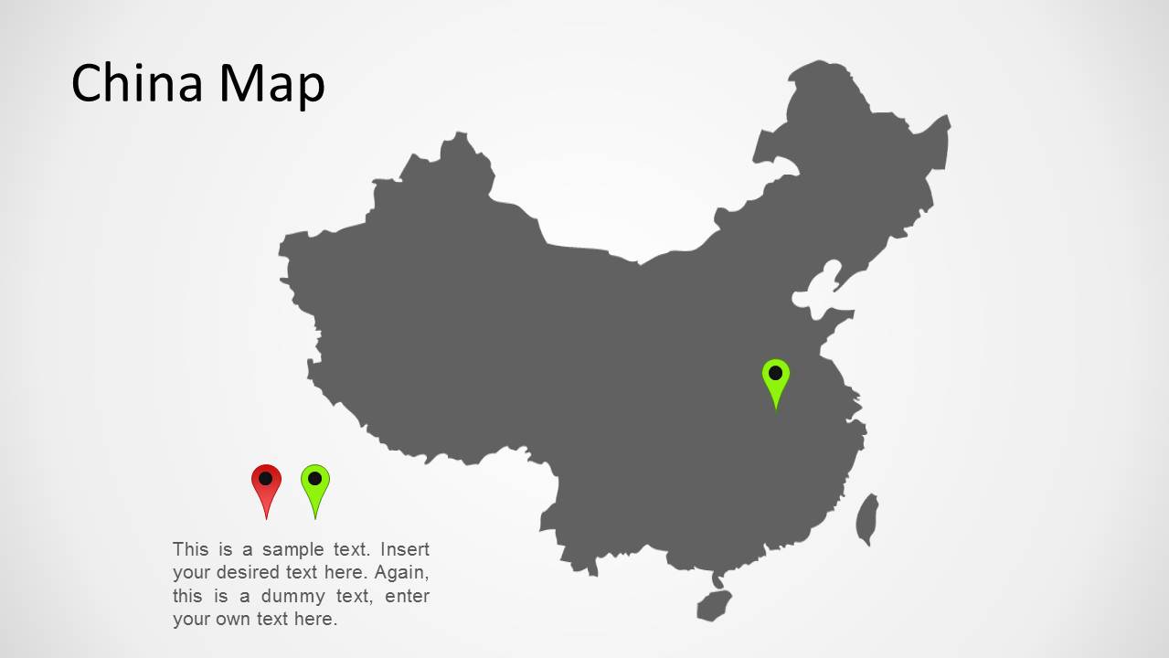 China Map for PowerPoint - SlideModel