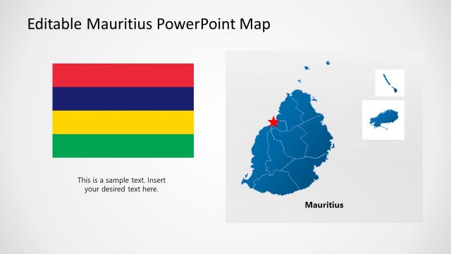 Mauritius Flag PPT Slide