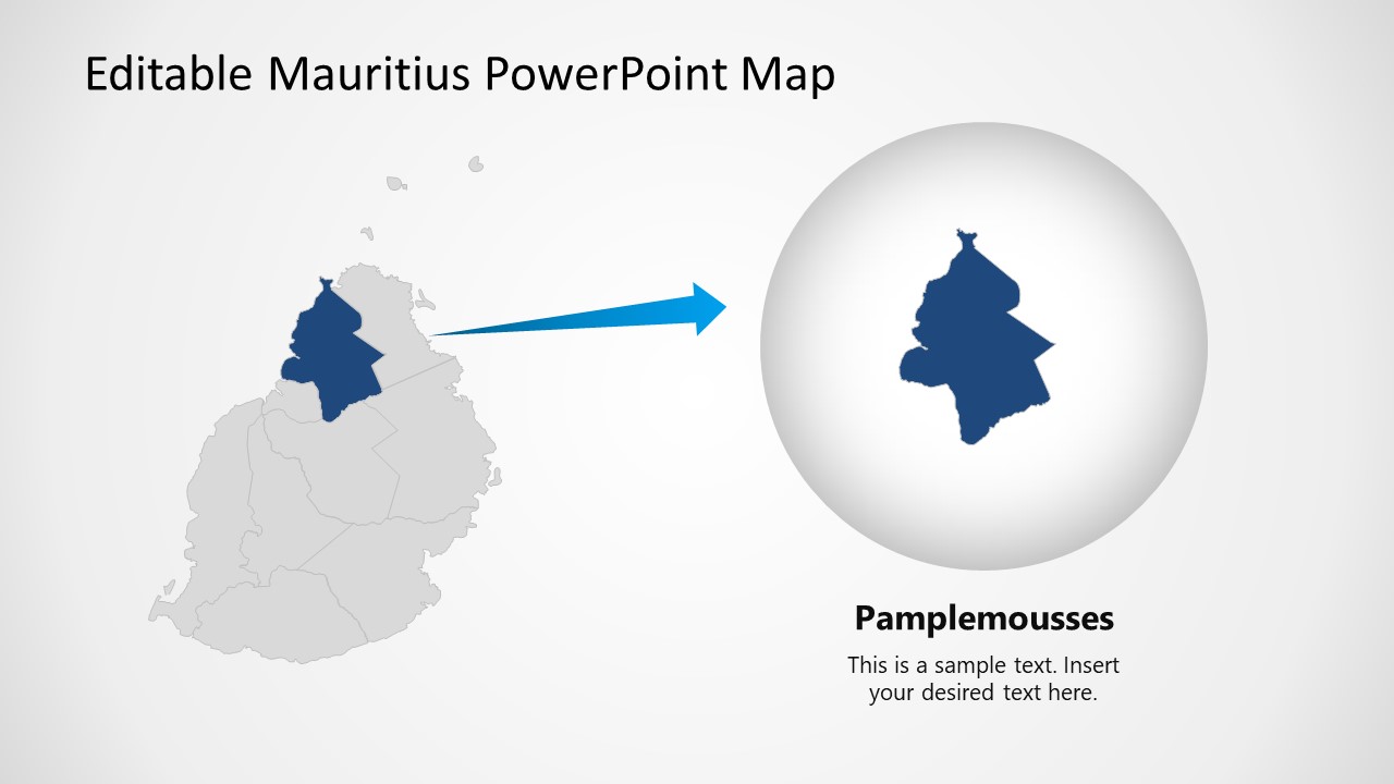 Editable Map for Pamplemousses District