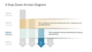 Infographic PowerPoint Diagram of 4 Stages