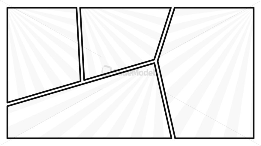 Creative Panel Designs of Comic Magzine
