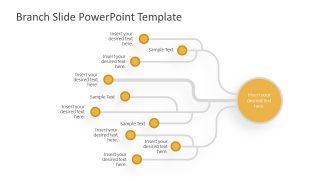 Branches Diagram Slide PowerPoint Layout