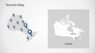 Editable Map Highlights PowerPoint