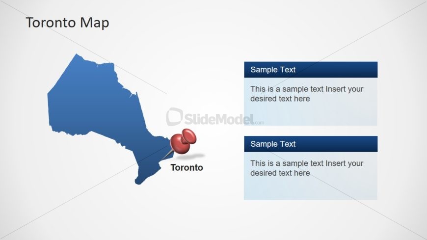 Ontario Map and Toronto 