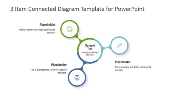 Connected Items Infographic PowerPoint 