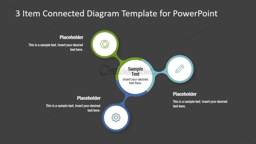 Spoke Diagram Template with Infographics
