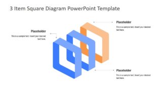 3D Square Diagram Template