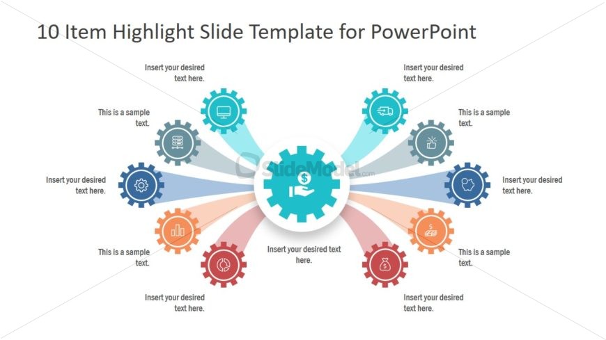 Comparison Design 10 Items PPT