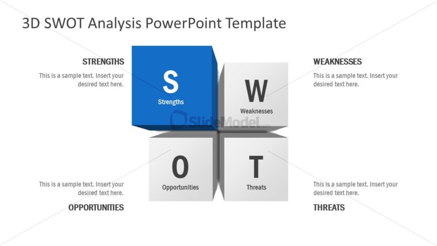 Strength Section 3D SWOT