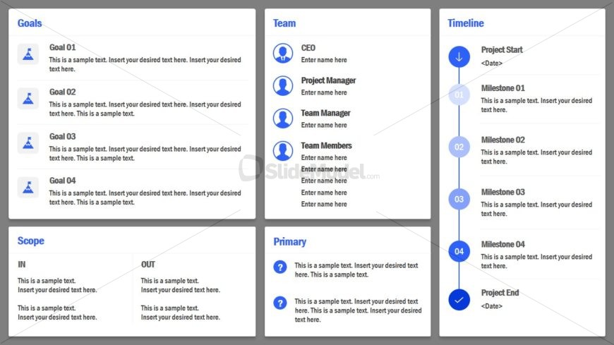 PPT Infographic Project Charter
