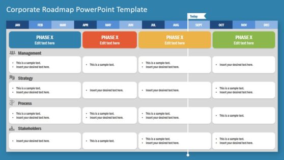 implementation roadmap template ppt