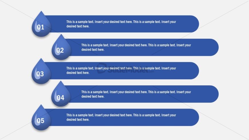 Water Drop 5 Item Template