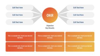 Infogrpahic OKR Diagram Template