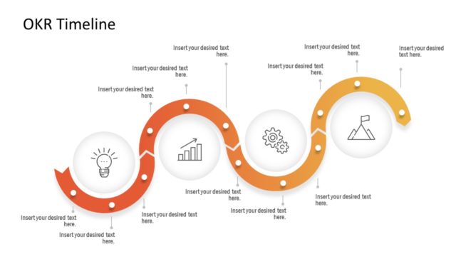 Curve Timeline Template OKR