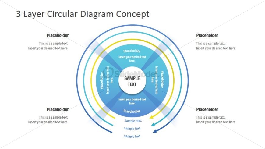 Slide of Arrow Concentric Circle
