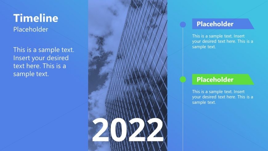 Vertical Timeline in Emerge PowerPoint