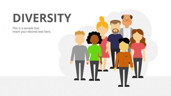 Diversity Characters PowerPoint Template