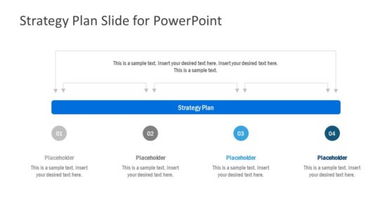 4 Steps Timeline Strategy Template