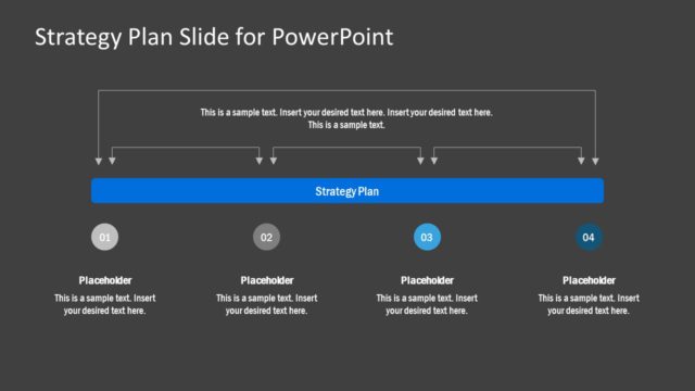 4 Steps Strategy Plan PowerPoint