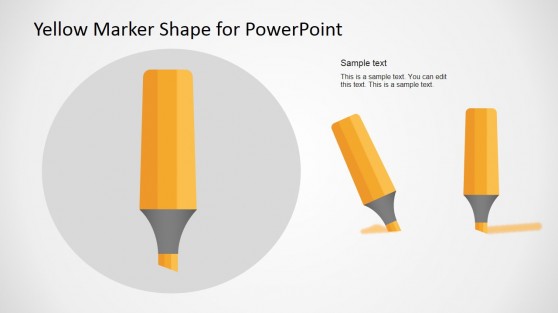 Marker Pen Vector PowerPoint Design