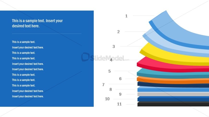 PPT Multi Layer Flat Vector