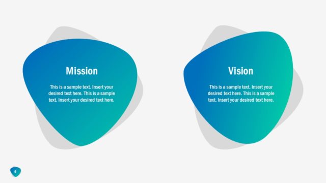 Mission and Vision PowerPoint Slide