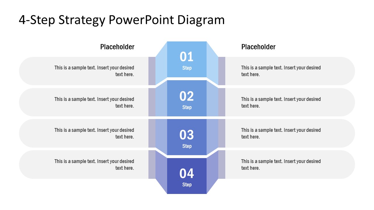 4 Steps Diagram Labels