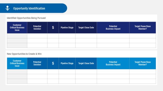 Data Table Account Opportunity PowerPoint