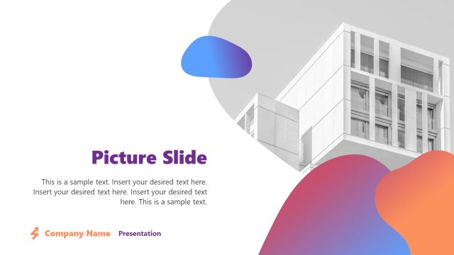Fluid Layouts Backgrounds – Picture Template Slide