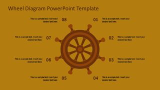 Ship Wheel Diagram Design PPT