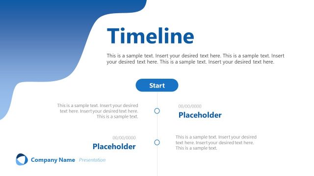 Editable Timeline Slide for Business Presentation